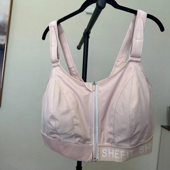 SHEFIT Ultimate Sport Bra High Impact in‎ Sandstorm Size 6 Luxe plus Size - Picture 2 of 9
